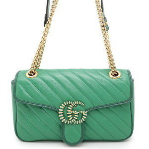 Gucci GG Marmont Leather Chain Shoulder Bag